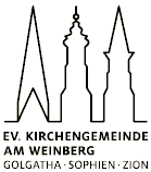 Bild / Logo Ev. Kirchengemeinde am Weinberg + Kultur Büro Elisabeth